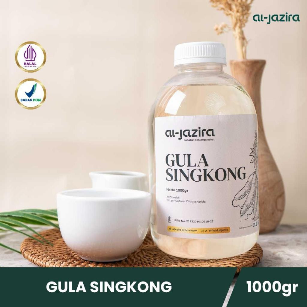 

SANS Gula Cair Singkong Al-Jazira 1KG Rendah Kalori Bebas Gluten Aman Diabetes Gula Diet Gulakong