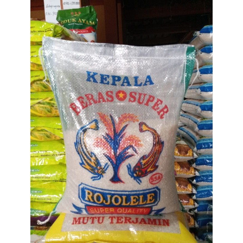 

SANS Beras Rojolele 5 Liter Bersih Putih Pulen