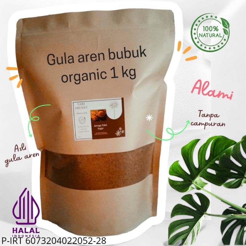 

SANS Gula Aren Bubuk Organic 1kg Tanpa Campuran