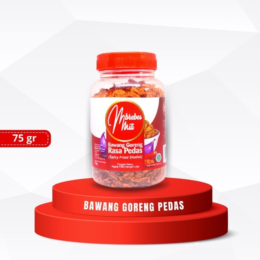

SANS Bawang Goreng Pedas Mbrebes Mili