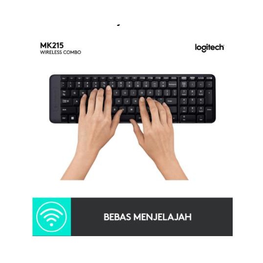 Logitech MK215 / MK 215 Keyboard Mouse Wireless Combo
