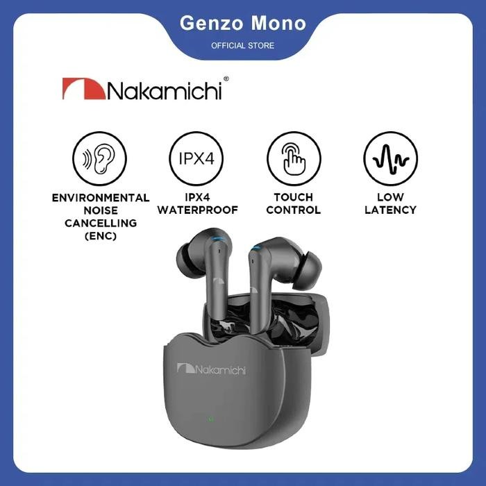 Nakamichi TW018 ENC True Wireless Earbuds Bluetooth Earphone TWS HD