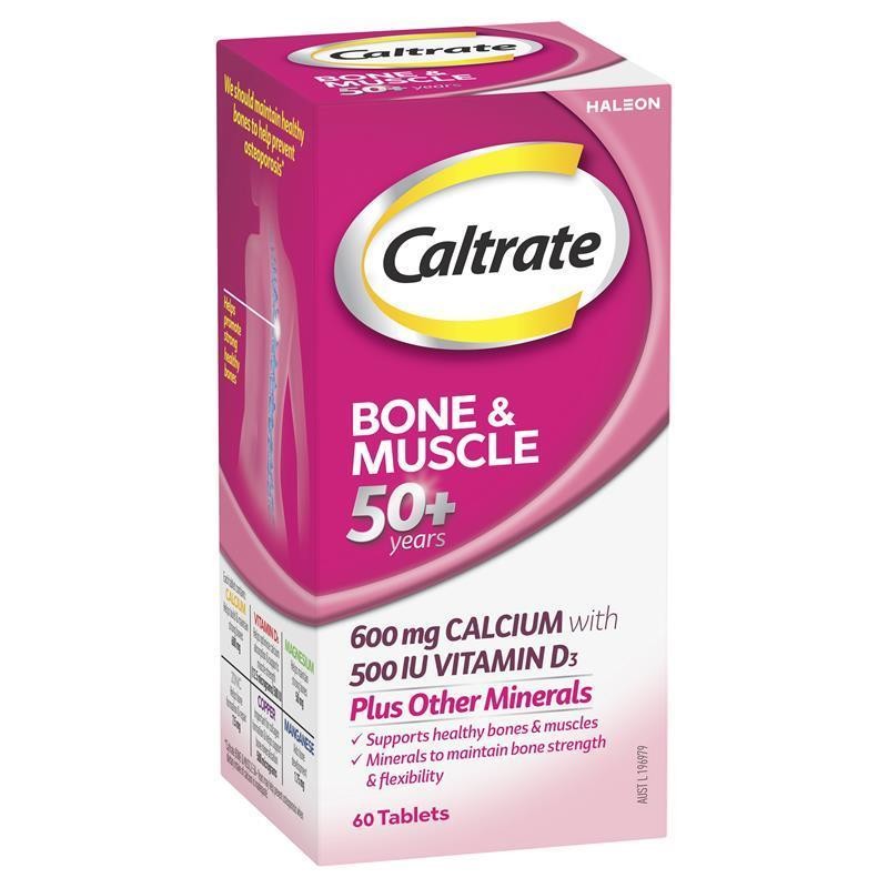 Caltrate Bone & Muscle 50+ 60 Tablets
