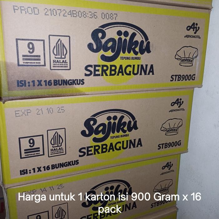 

SALE !!! SAJIKU TEPUNG BUMBU SERBAGUNA 900 GR KARTONAN READYY