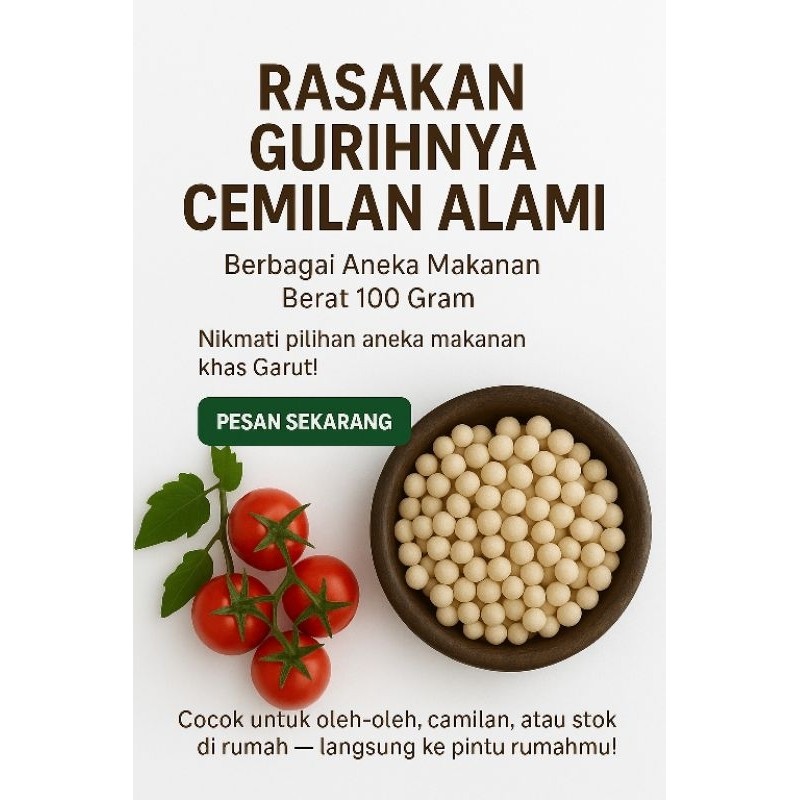 

BERBAGAI ANEKA CEMILAN RINGAN BERAT 100GRAM BEST SELLER
