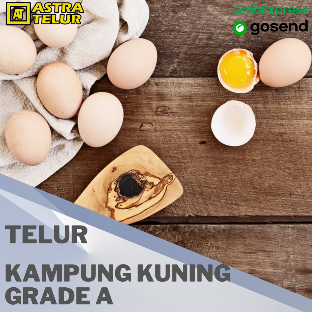 

TELUR KAMPUNG KUNING GRADE A (BUTIR) BEST SELLER