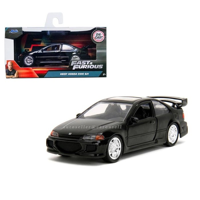 Terlaris Heist Honda Civic Ej1 Jada Fast & Furious 1/32 - Panjang 12 Cm