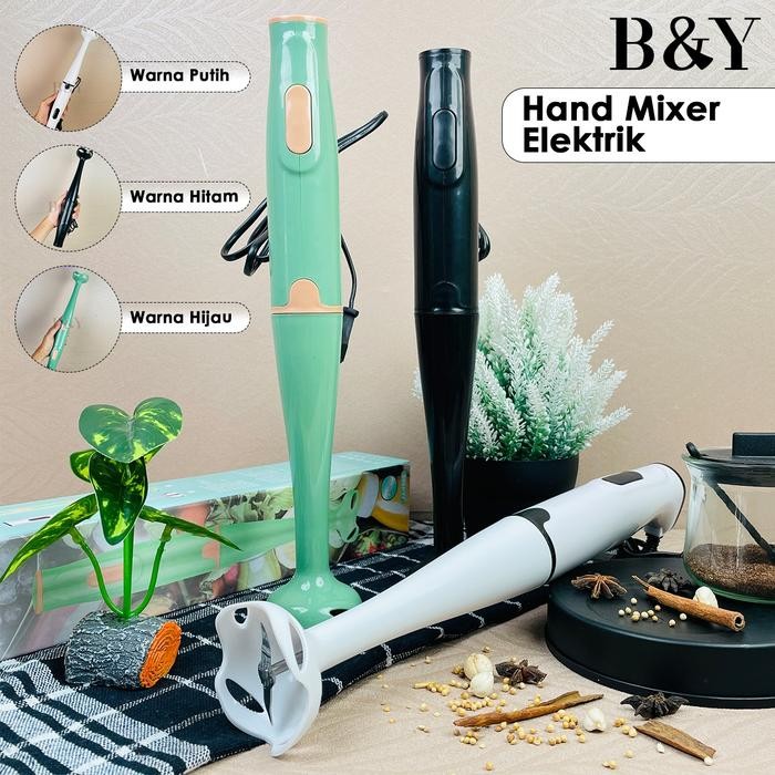 Mixer Hand Mini Kocokan Stainless Steel / Pengocok Mixer Krim Listrik / Mixer Hand Mini Multi Fungsi