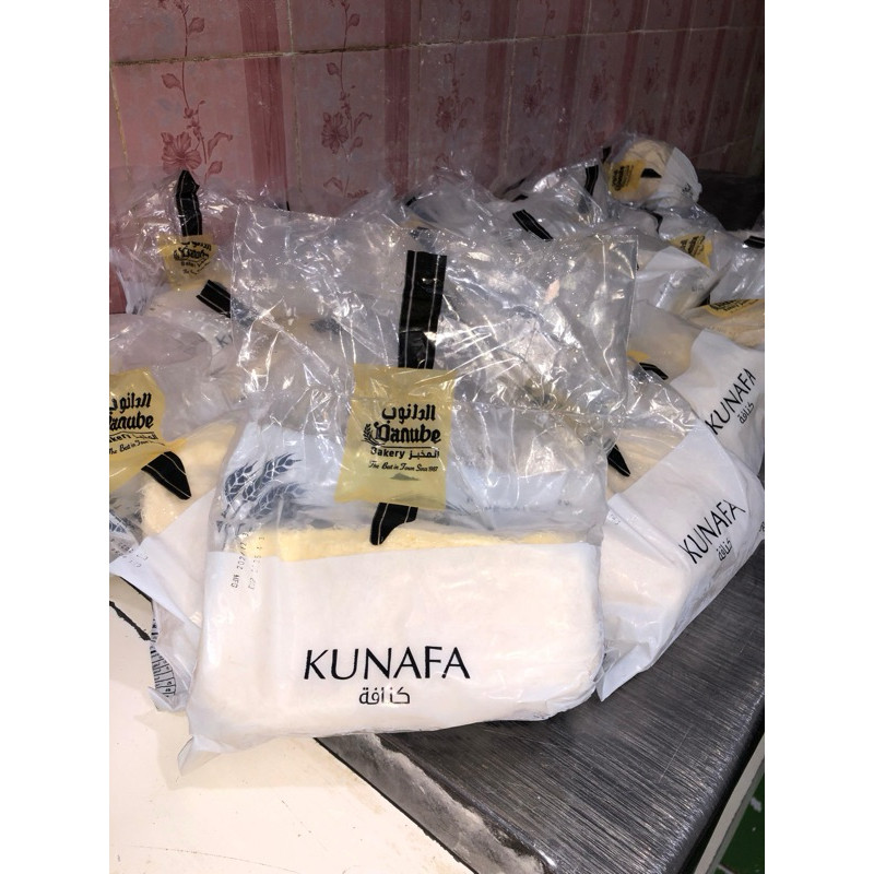 

Kunafa Arab/ konafa pastry frozen / kataifi / kadayif untuk dessert cokelat dubai