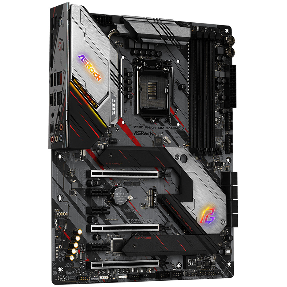 Used For ASRock Z390 PHANTOM GAMING 7 Motherboard Supports M.2 SSD DDR4 128GB LGA1151 DP+HDMI