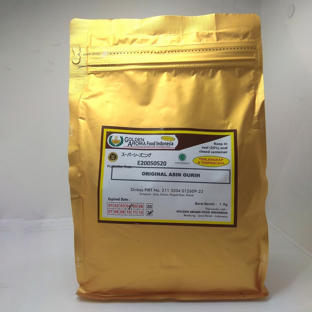 

RATU BUMBU TABUR 1 KG RASA ASIN GURIH ORIGINAL COCOK U/ ANEKA SNACK SHIHLIN KENTANG TAHU CRISPY