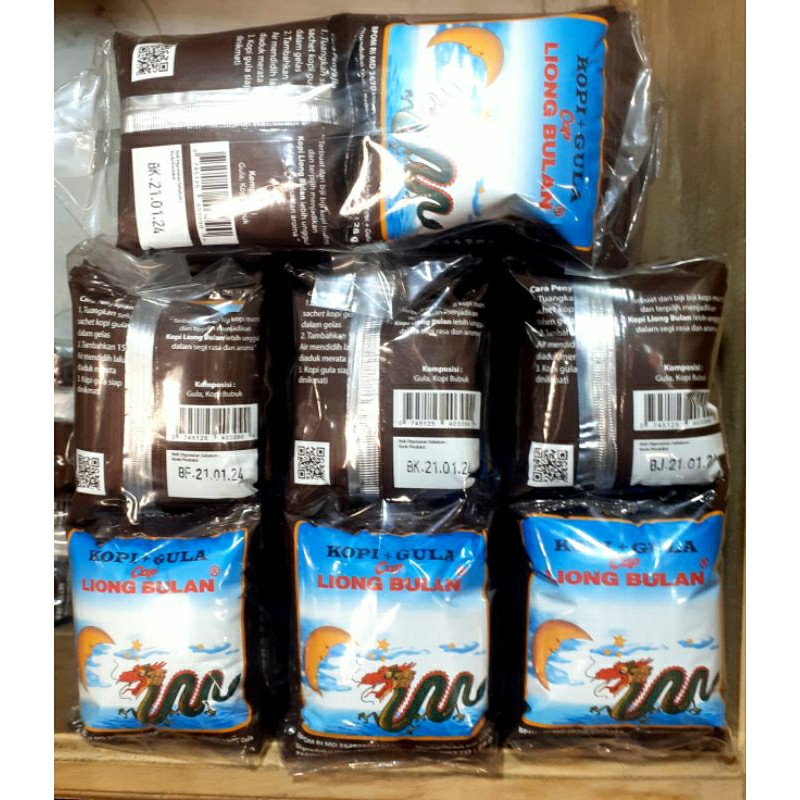 

RATU Kopi LIONG plus gula 20 pcs 1 pack