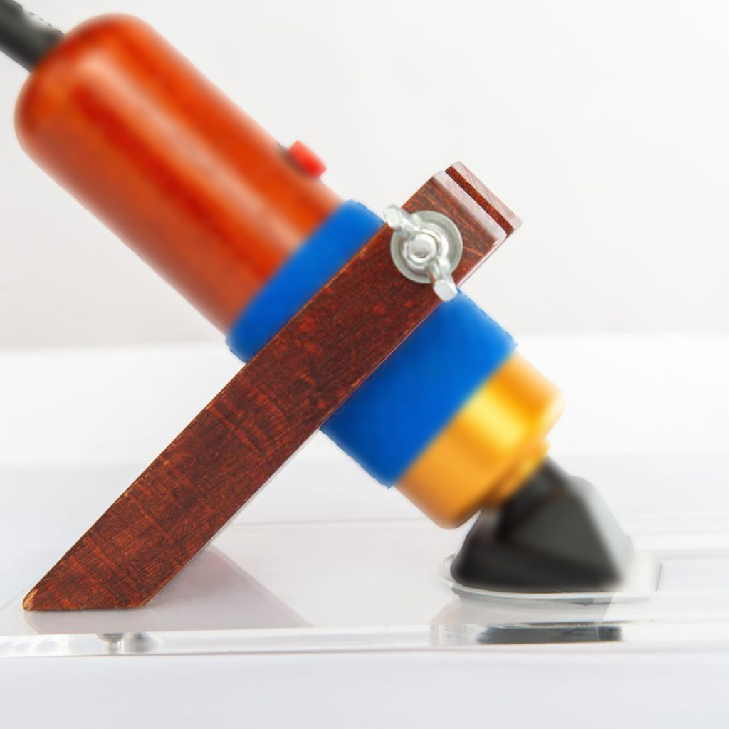 Braket Pemangkas Karpet Elektrik Panduan Geser Akrilik Padat untuk Aksesori Alat Perawatan Rumah Kan