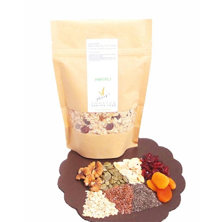 

Healthy Granola Combi C-500Gr(Oat, Almond, Walnut, Chia Seed, Aprikot)