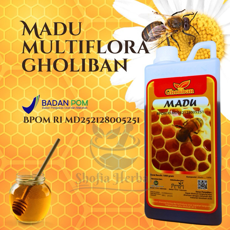 

RATU Madu BPOM Gholiban 1 Kg Original