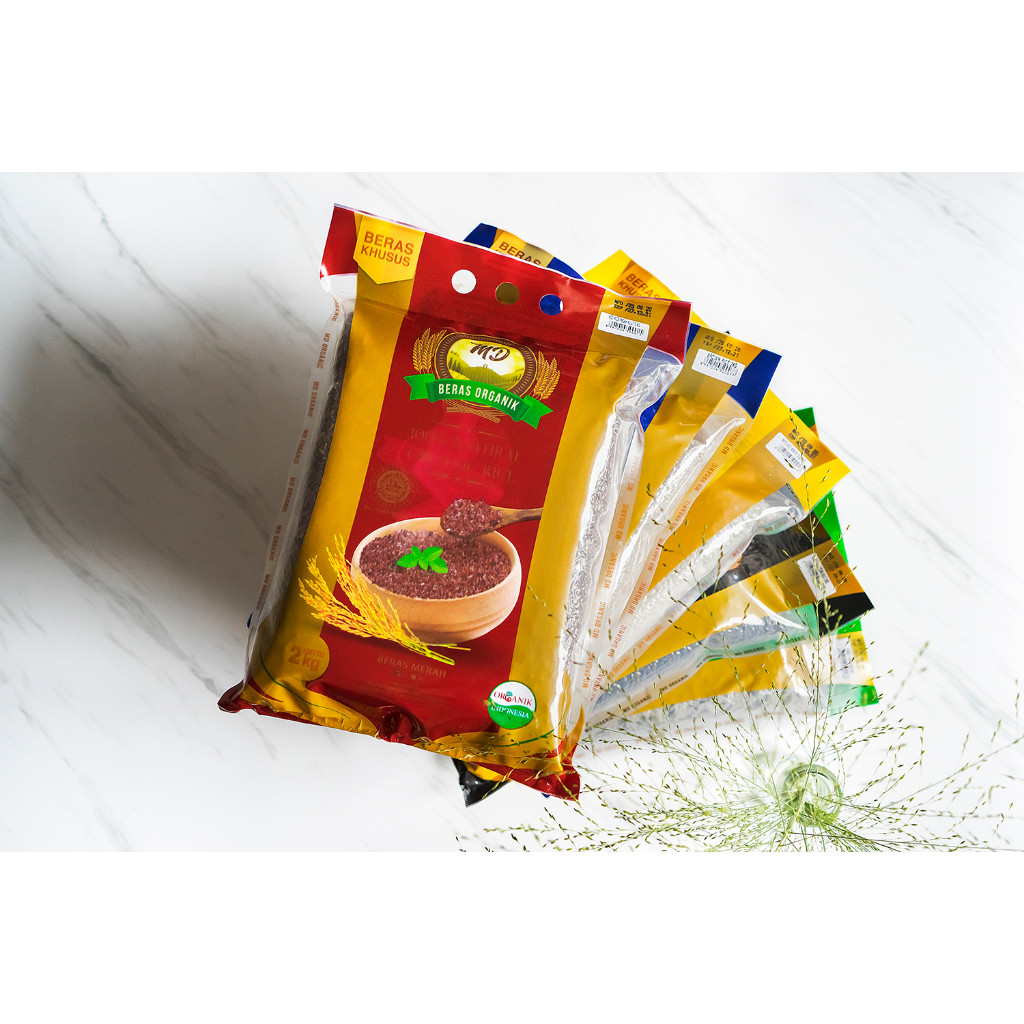 

MD Beras Merah Pecah Kulit Organik isi 2 pcs / Paket Bundling MD Organic Red Rice Pecah Kulit 2kg