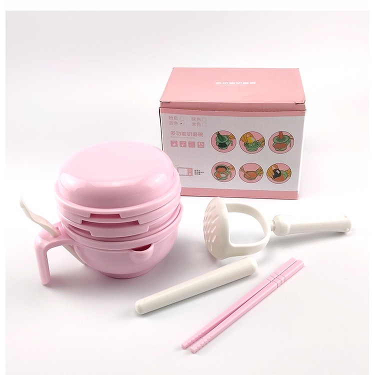 AIKOKY Baby Food Maker Set/Kiddy Food Maker/Grinding Bowl Mpasi