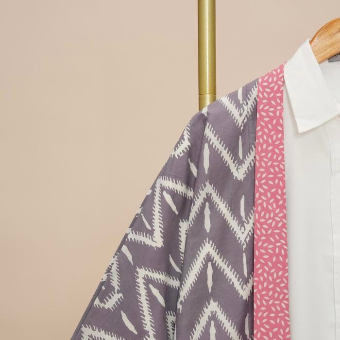 Kimono Batik A1145 Yuki Dusty Purple