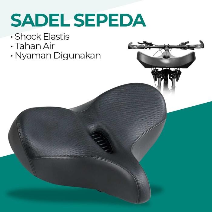 SADEL SEPEDA SADDLE MTB SEPEDA LISTRIK LEBAR 1158-2