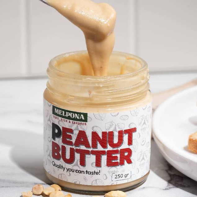 

Melpona Organic Roasted Peanut Butter ( Sweet / Unsweetened ) / Selai Kacang Organik / Olesan Kacang