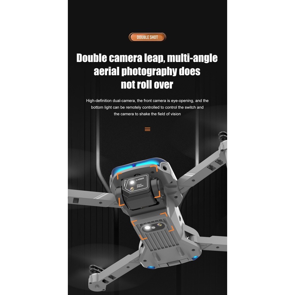 Camera Kamera Drone XT9 4K HD Optical Flow Dual Camera Dua Baterai