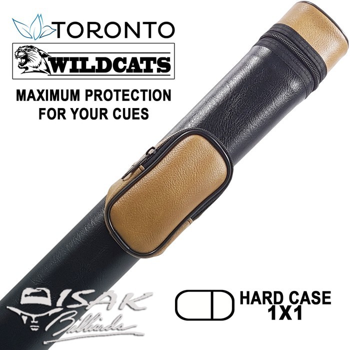 Toronto Wildcats 1x1 Case 200 - Tas Stick Hard Cue Billiard Biliar