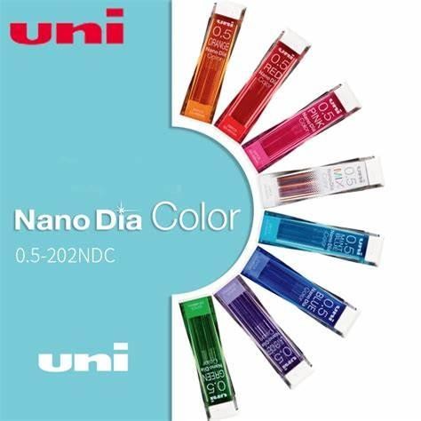 

Uni NanoDia 0.5 mm Erasable Colored Lead Mechanical Pencil Refill