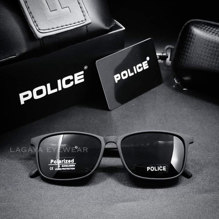 Kacamata Hitam Police Polarized Pria Anti Uv Original Fullset #Gratisongkir #Sale #Discount