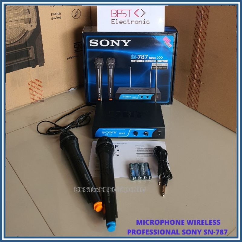 RB2233 Mic Wireless SONY SN 787 / SONY SN787 / SN 878 Microphone UHF + Receiver