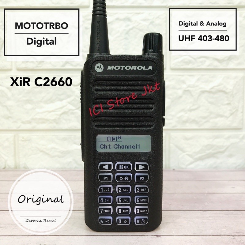 HT Motorola Xir C2660 UHF resmi