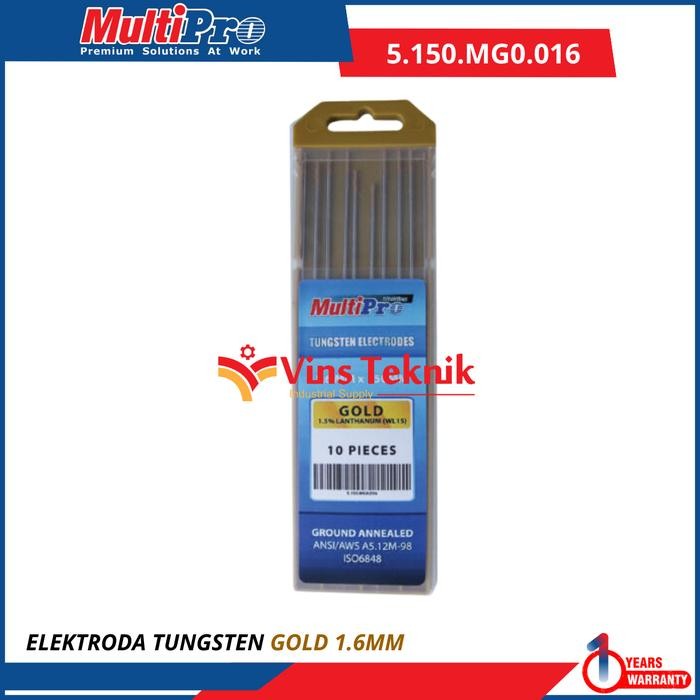 ___ Kawat Las Tungsten GOLD Stainless Steel LAS Argon Tig MultiPro