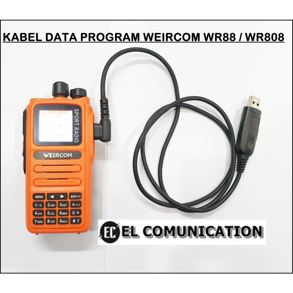 KABEL PROGRAM HT WEIRCOM WR88 PLUS WR8 KABEL DATA WEIRCOM WR 88 PLUS
