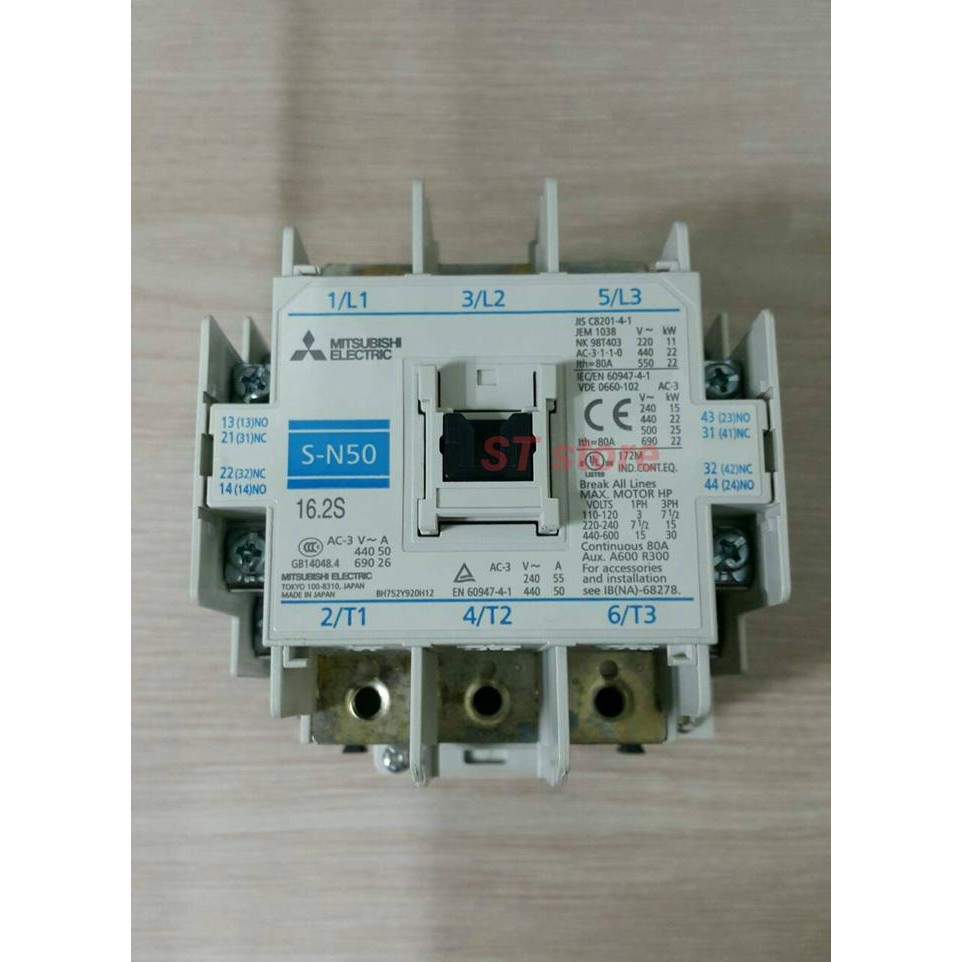 KONTAKTOR MITSUBISHI S-N50 / CONTACTOR MITSUBISHI S-N50 3P 80A