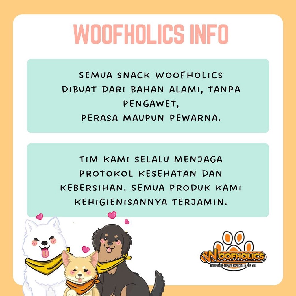 RB22 Woofholics Goat Milk Powder Plus Honey / Susu Kambing Untuk Anjing Kucing Puppy Kitten