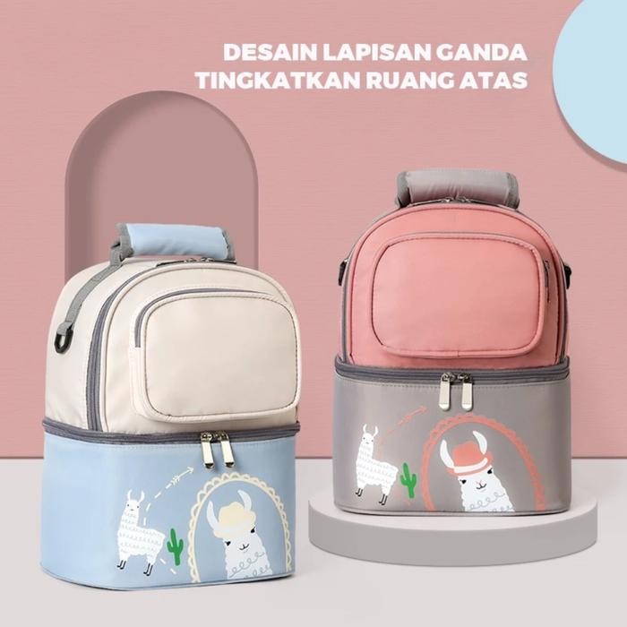 Mocababy Cooler Bag Asi Mutter Tas Asi Cooler Bag Asi Tas Penyimpanan Asi Diaper Bag Sling Cooler