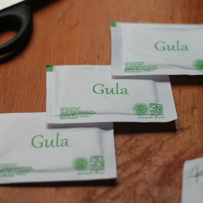 

Gula putih sachet/White Sugar Sachet 6gr hotel/gula sachet/gula cafe New