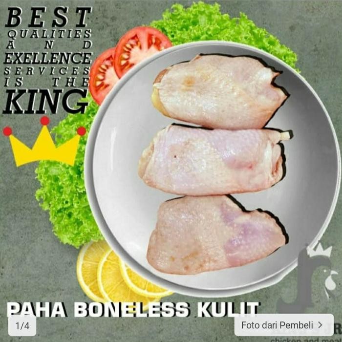 

fillet paha ayam kulit /Boneless paha kulit (Fresh/Frozen) New