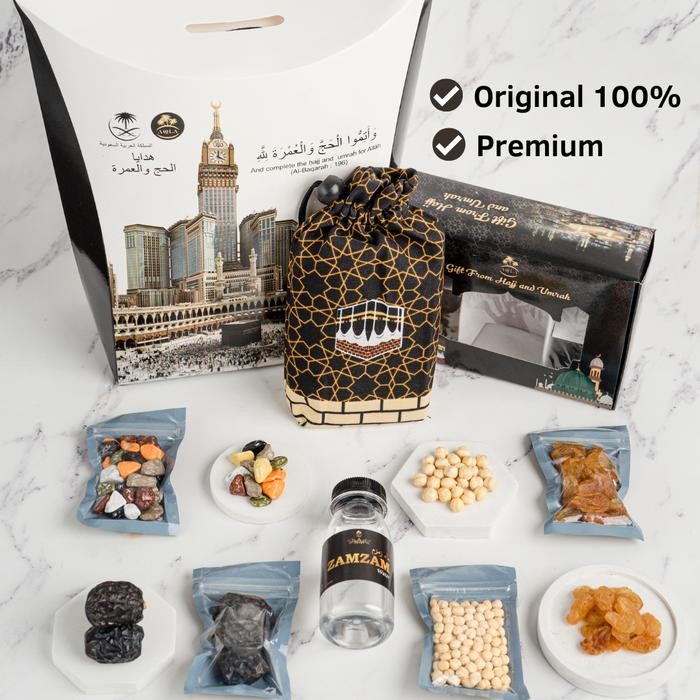 

Oleh oleh Haji dan Umroh Premium / paket kurma kacang arab kismis New
