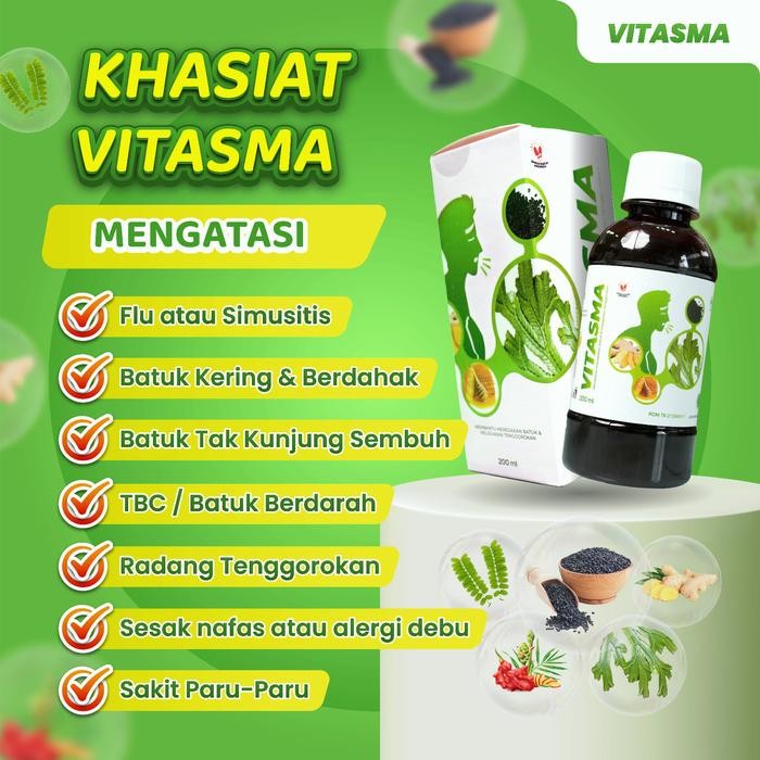 Paling Murah. Obat Batuk Herbal Vitasma Solusi Masalah Pernafasan