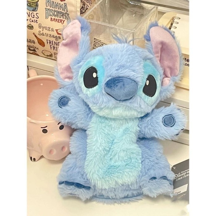 

JUAL JAPANESE CUTE CARTOON STITCH PLUSH DOLL PENCIL CASE STATIONERY BOX PEN HOLDER