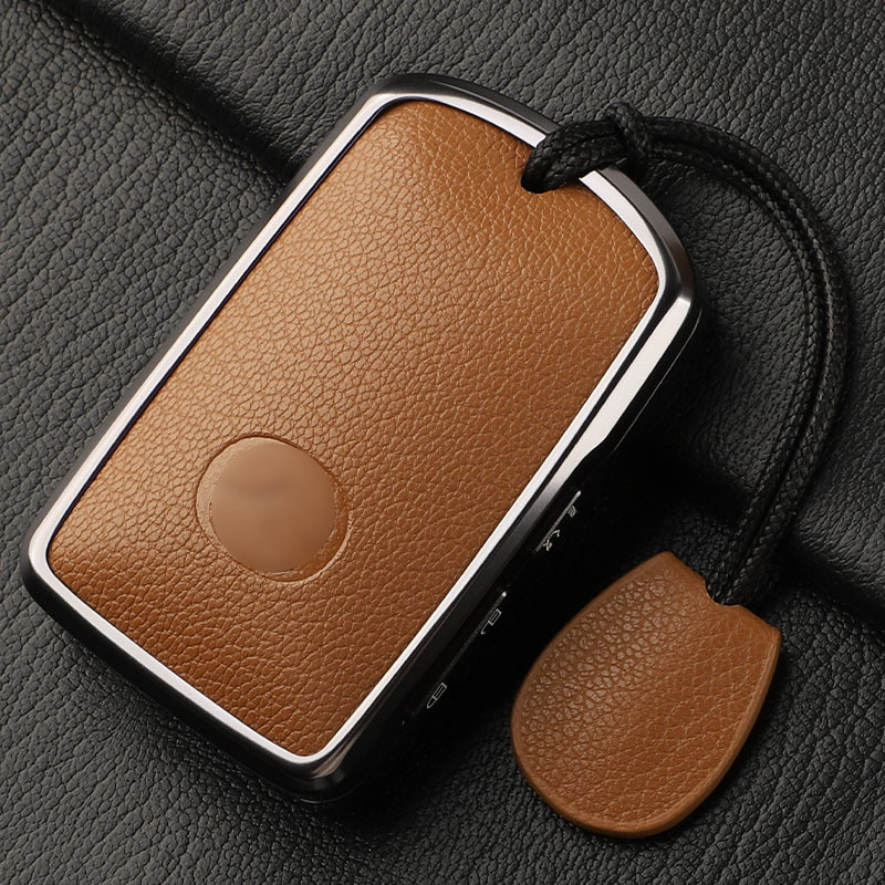 Alloy+Leather 2024 NEW Mazda Car Key Case Cover Shell for Mazda 3 6 8 CX30 CX-4 CX5 CX-5 CX8 CX-8 CX