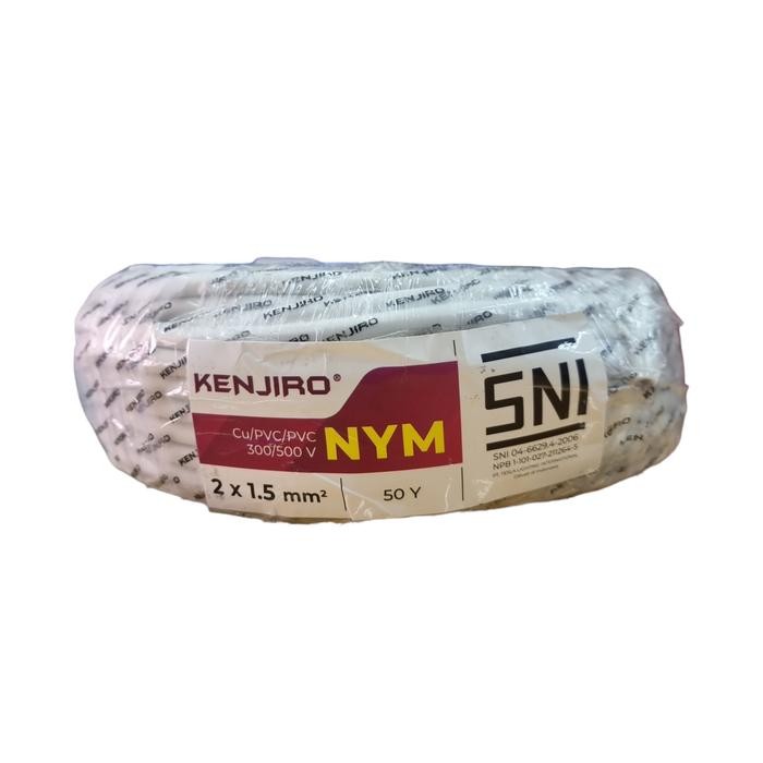 Kabel Engkel Nym 21.5 50 Yard Putih Kenjiro