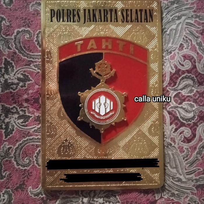 

lencana id card bareskrim/reserse