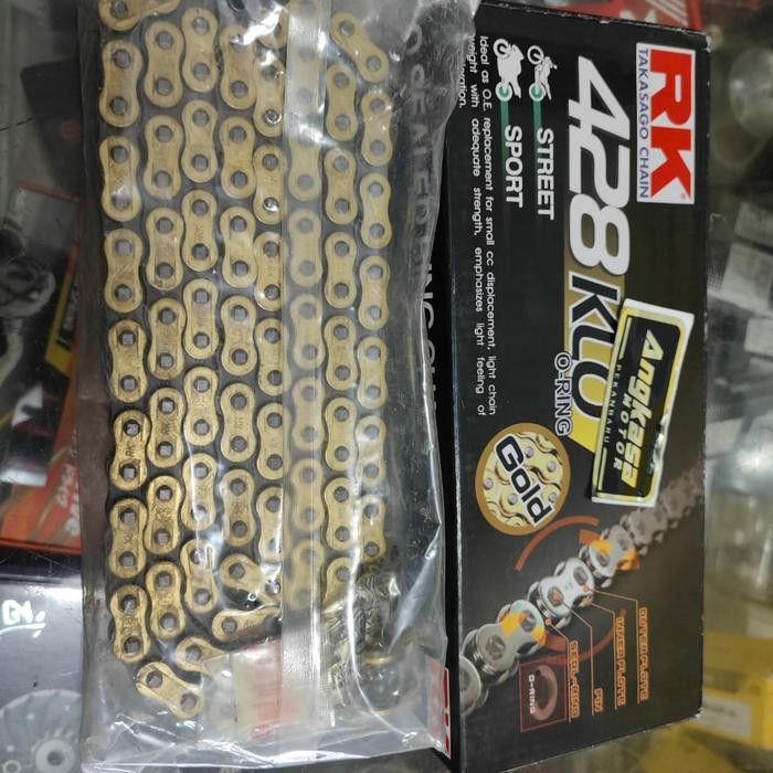 Rantai Rk Takasago 428-130L Oring Klo Original Rk Takasago