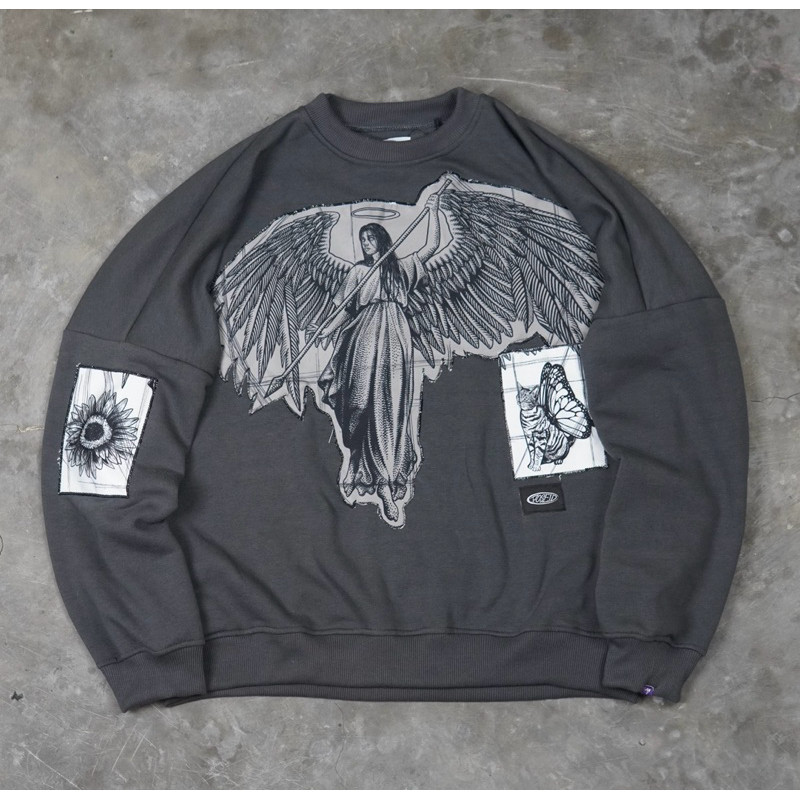 Vall Oversized Boxy Cut Crewneck SERAPH Poseidon Reprisal