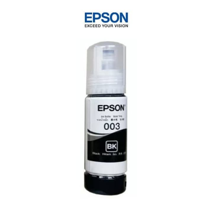 Tinta Epson 003 Hitam / Tinta For L1110 L3110 L3116 L3150 L3156 L5190 / Tinta Epson jamin Orinal