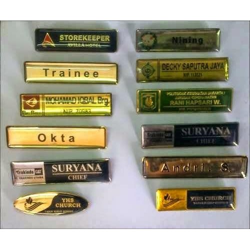 

Nama Dada / Name Tag / Papan Nama Kuningan & Stainless