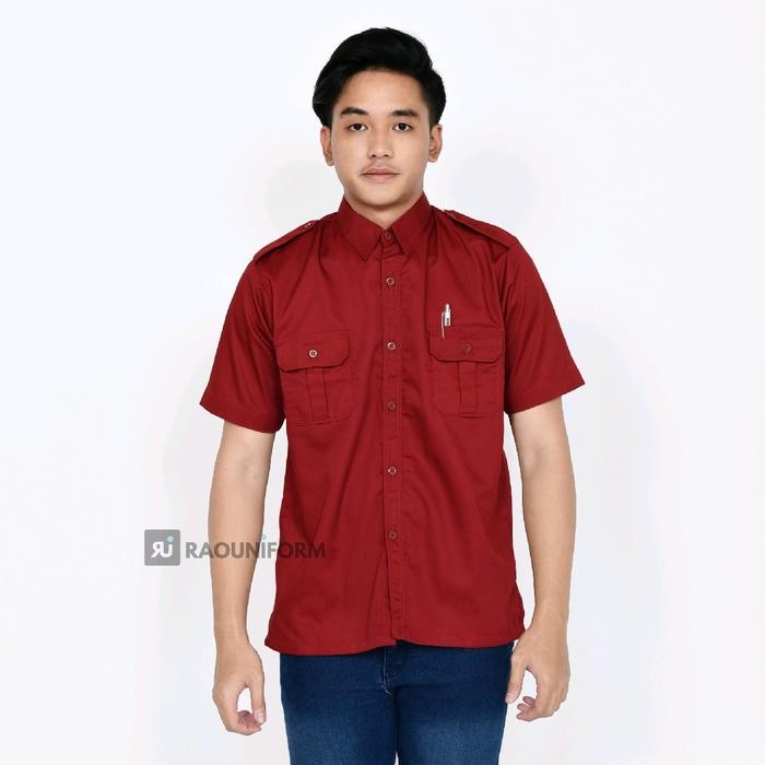 Kemeja Seragam Kerja/Kemeja Pdl/Baju Pdl Lapangan/Baju Seragam Kerja/Baju Kerja Proyek/Kemeja Kantor