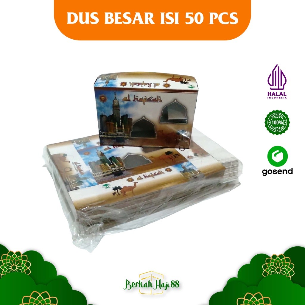 

Lsp Dus Paket Kosong Buat Oleh Oleh Haji & Umrah isi 50 PCS
