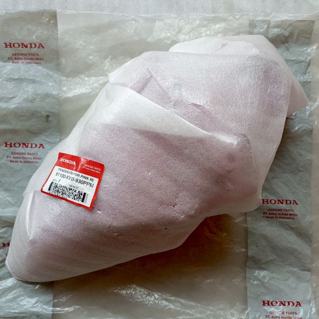FENDER FRONT SPAKBOR DEPAN HONDA VARIO 110 OLD KARBU PINK ORIGINAL